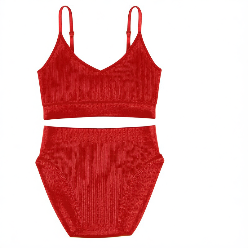 Breathable Detachable Sports Bra Set ? Seamless & Traceless Yoga Underwear