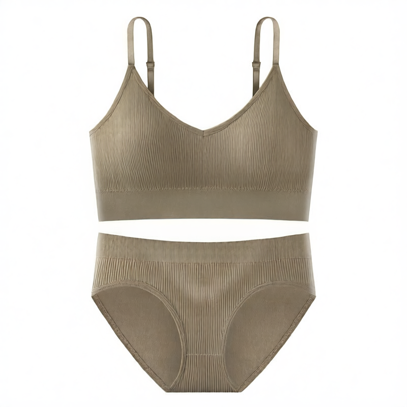 Breathable Detachable Sports Bra Set ? Seamless & Traceless Yoga Underwear