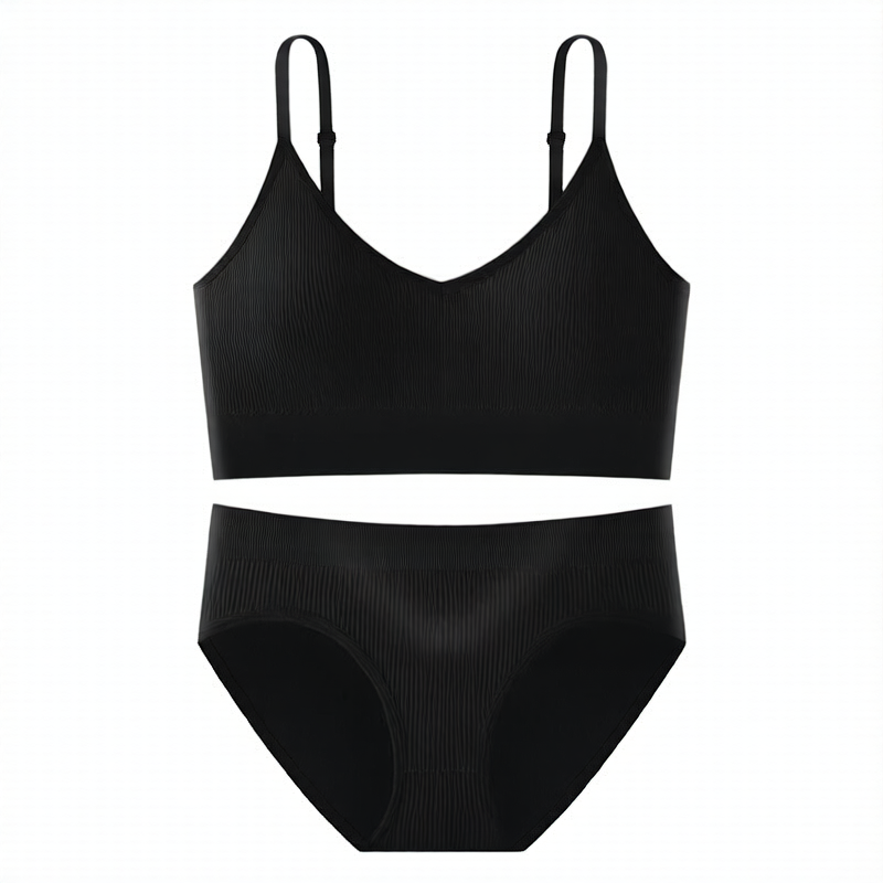 Breathable Detachable Sports Bra Set ? Seamless & Traceless Yoga Underwear