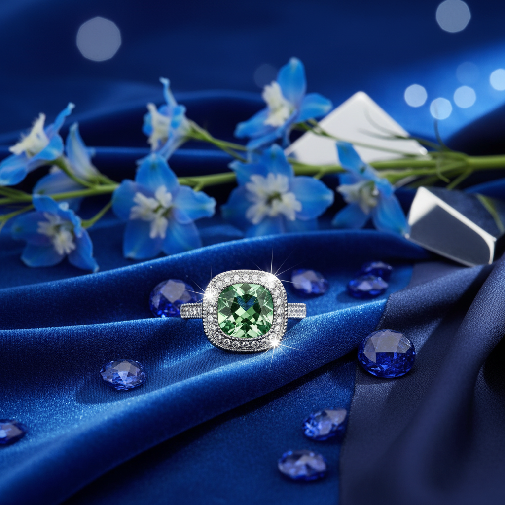 TK1317 - High polished (no plating) Stainless Steel Ring with Top