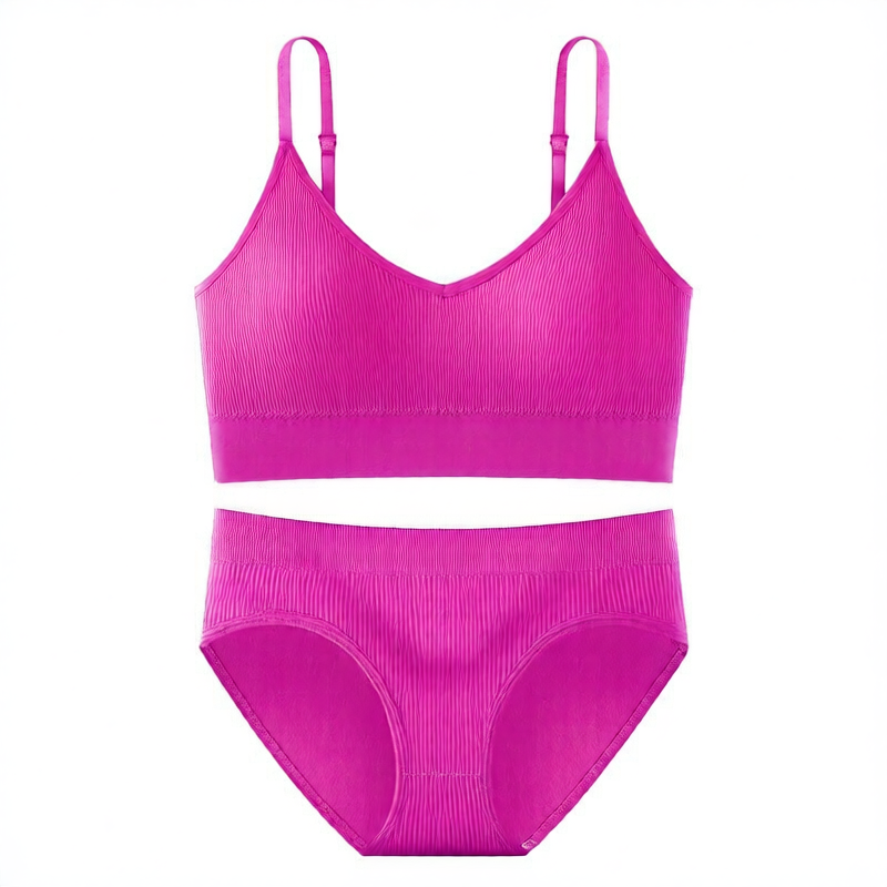 Breathable Detachable Sports Bra Set ? Seamless & Traceless Yoga Underwear