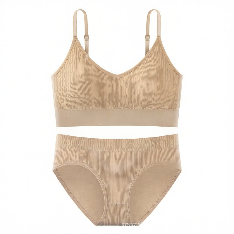 Breathable Detachable Sports Bra Set ? Seamless & Traceless Yoga Underwear