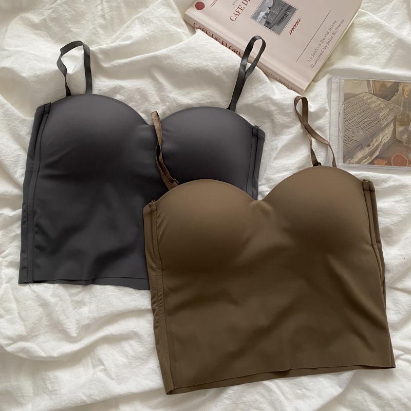 Women's silk sports bra top