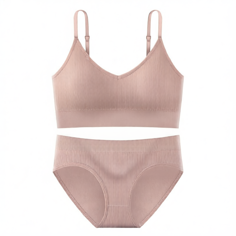 Breathable Detachable Sports Bra Set ? Seamless & Traceless Yoga Underwear